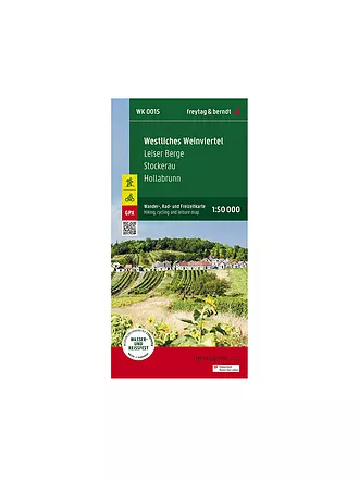 FREYTAG & BERNDT | Wanderkarte WK 0015 Westliches Weinviertel, 1:50.000 | 